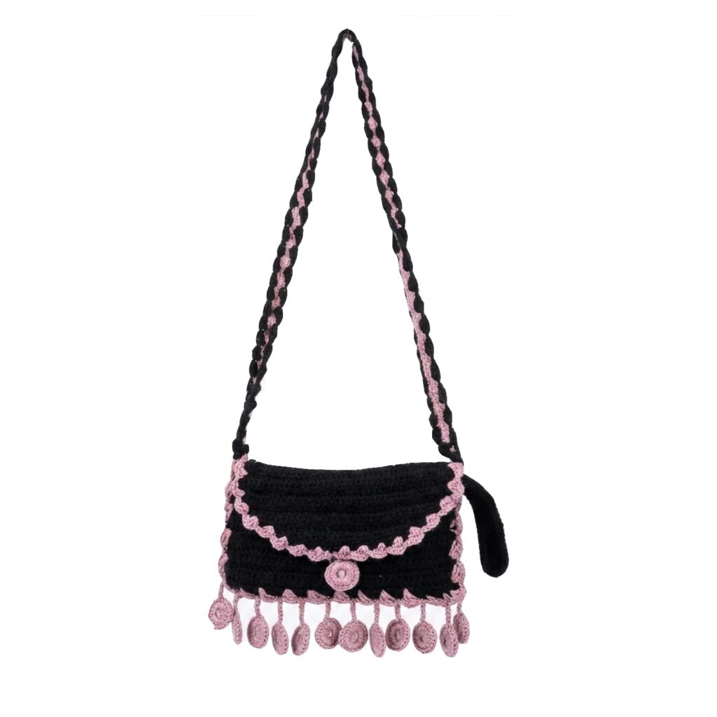 Handmade Latest Crochet Bag | Beautiful Stylish crochet Sling Bag, Cross Body Bag, Shoulder Bag For Girls & Women | Best Cotton Tote Bag For Daily, Office & Casual Use.